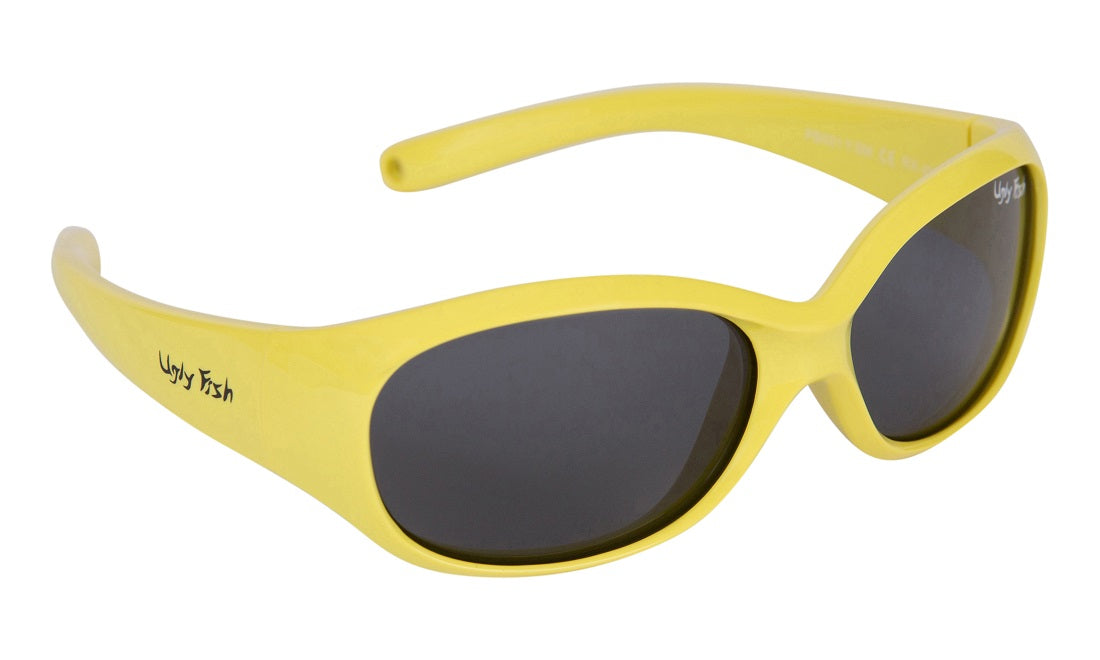 Ugly Fish Ankle Biters Polarised - PB001  Y.SM Yellow Frame/ Smoke Lens