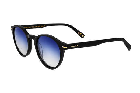 Polar Gold 111 77A Shiny Black / Gradient Blu 49 / Glass / Acetate
