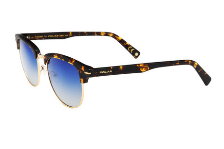 Polar Gold 119 429Q Shiny Light Havana - Gold / Gradient Blue 52 / Glass / Acetate - Stainless Steel