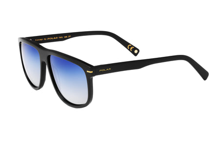Polar Gold 132 77Q Shiny Black / Gradient Blue 60 / Glass / Acetate