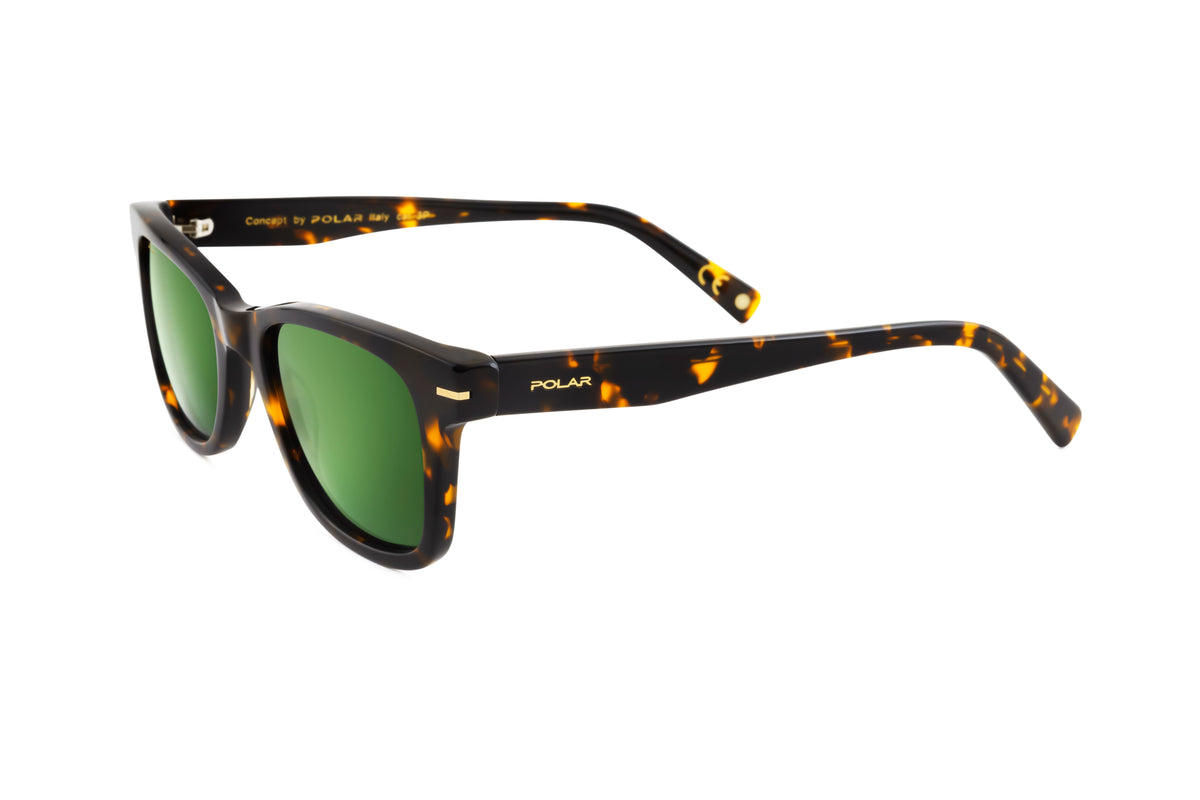Polar PGOLD154428 Tortoise / Green Lens