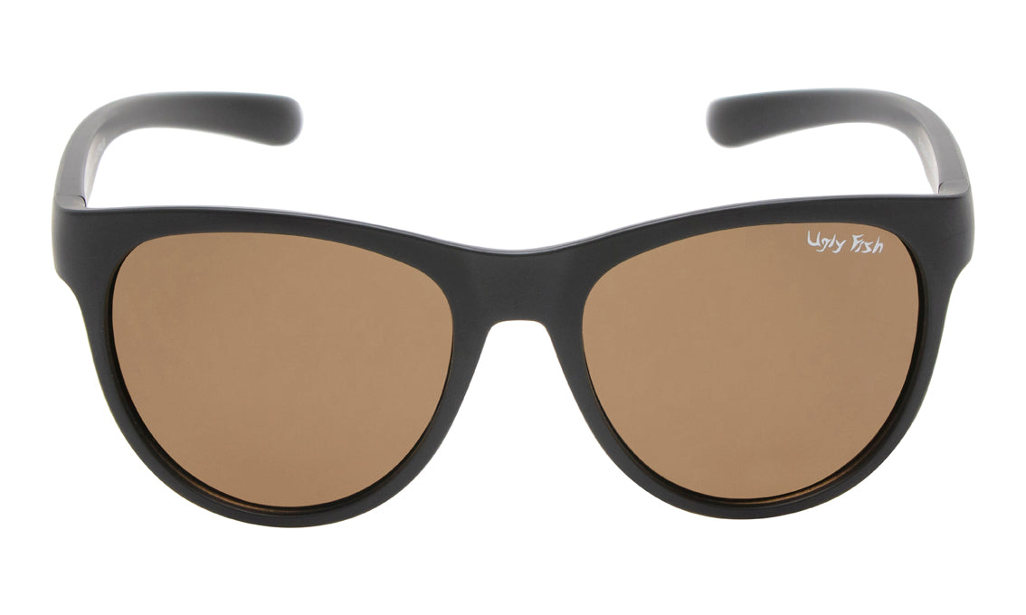 Ugly Fish TPEE Polarised PU5008 BL.BR Shiny Black Frame/ Brown Lens - Blue Star Eyewear