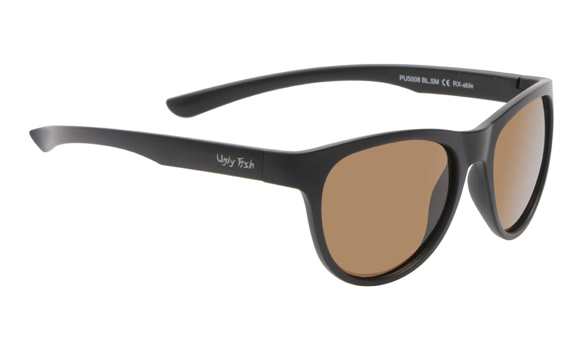 Ugly Fish TPEE Polarised PU5008 BL.BR Shiny Black Frame/ Brown Lens - Blue Star Eyewear