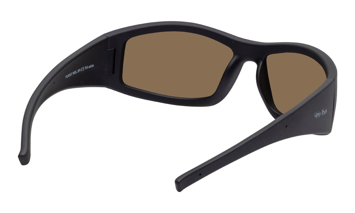 Ugly Fish TPEE Polarised PU5507 MBL.BR Matt Black Frame/ Brown Lens - Blue Star Eyewear