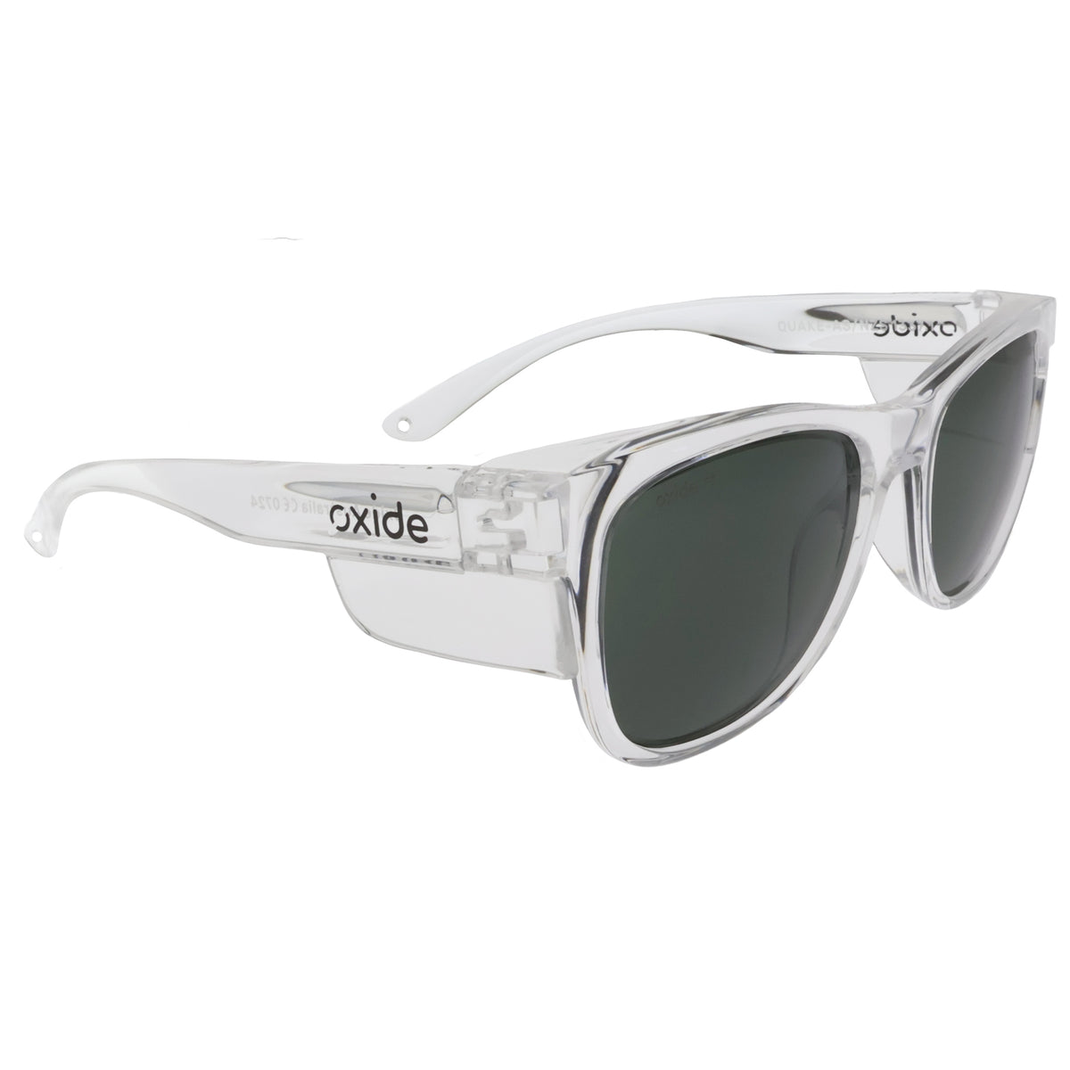 Oxide Quake Clear - Grey - Blue Star Eyewear
