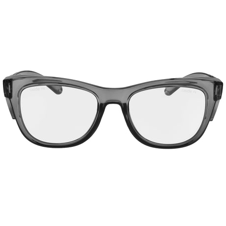 Oxide Quake Grey - Clear - Blue Star Eyewear