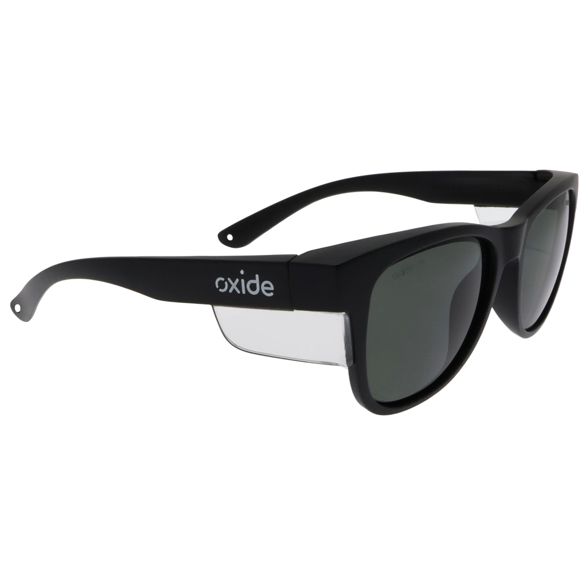 Oxide Quake Matt Black - Grey Mirror - Blue Star Eyewear