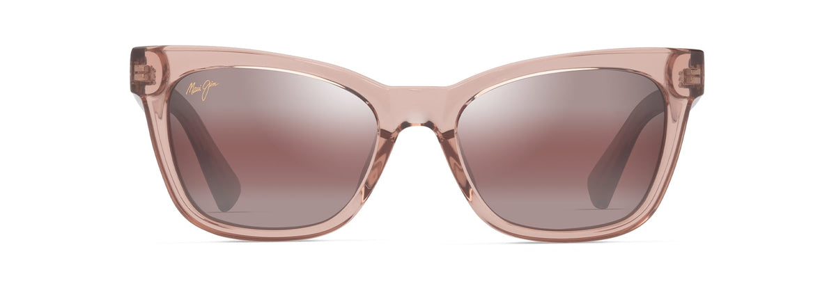 Maui Jim Hiwahiwa R689-09 Shiny Transparent Antique Pink/ Maui Rose®