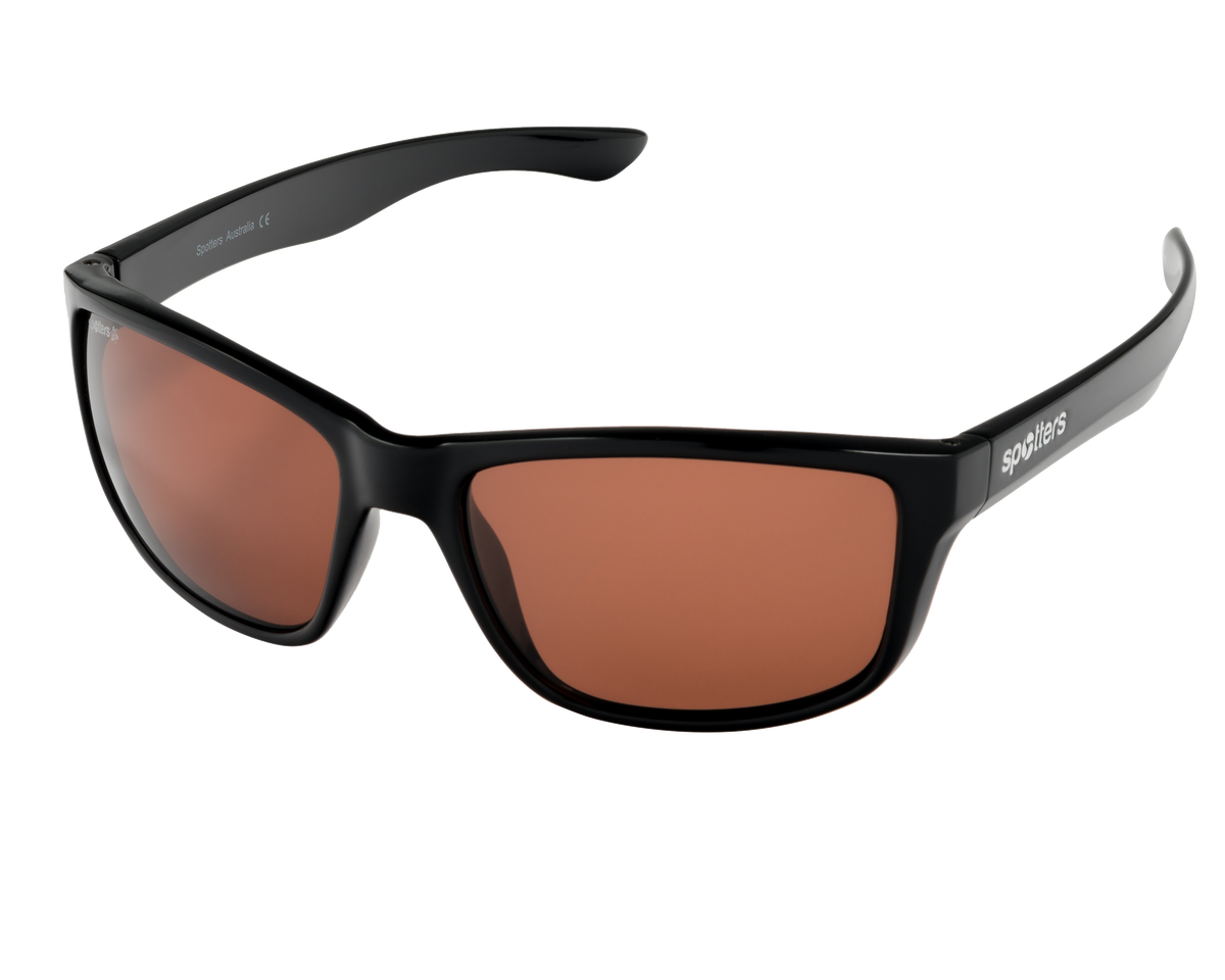 Spotters Rebel Matt Black Halide - Blue Star Eyewear