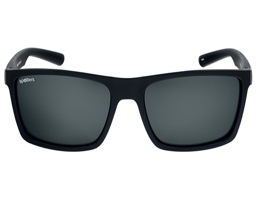 Spotters Riot Matt Black Carbon - Blue Star Eyewear