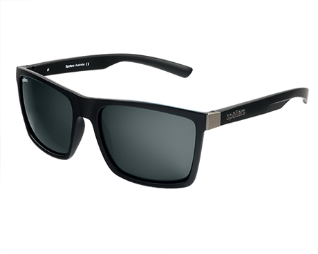 Spotters Riot Matt Black Carbon - Blue Star Eyewear