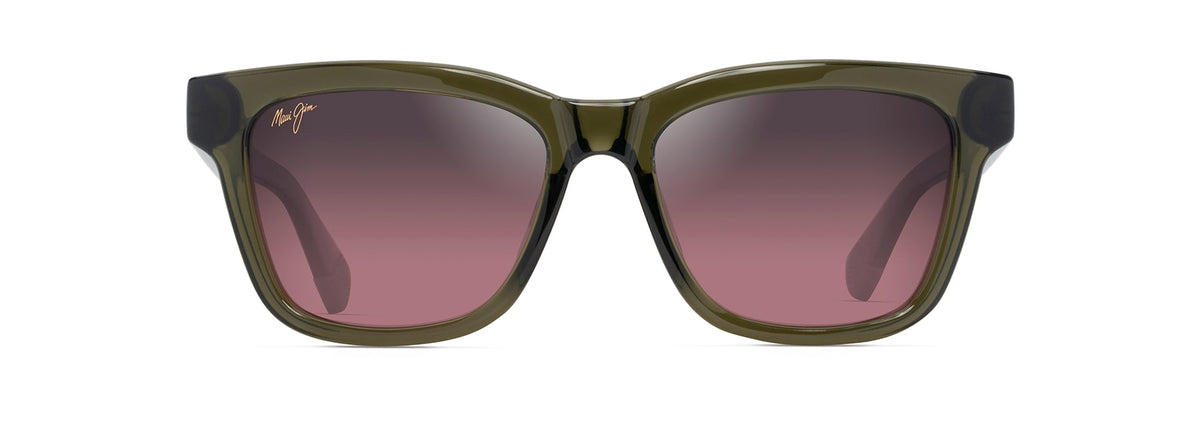 Maui Jim Hanohano RS644-15 Shiny Trans Green/ Maui Rose®