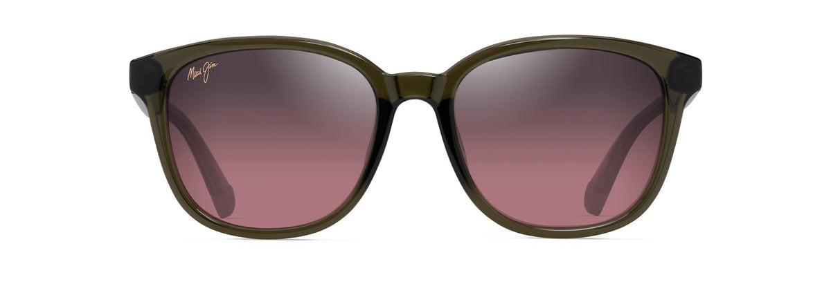 Maui Jim Kuikahi AF RS647-15 Shiny Trans Green/ Maui RoseÂ® Asia Fit