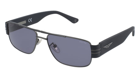 Sunglasses Police Pla55 08H5 Matt Gun Metal With Matt Black Parts 5716