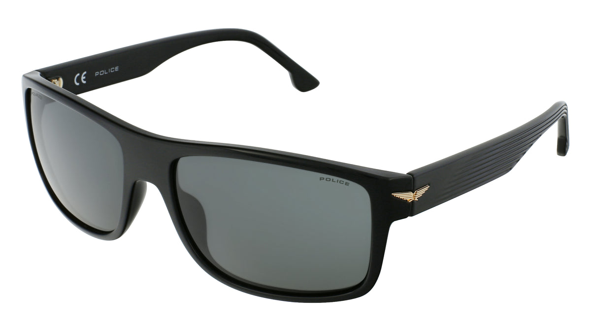 Sunglasses Police Plb39E Z42P Shiny Black 6017 140 3P