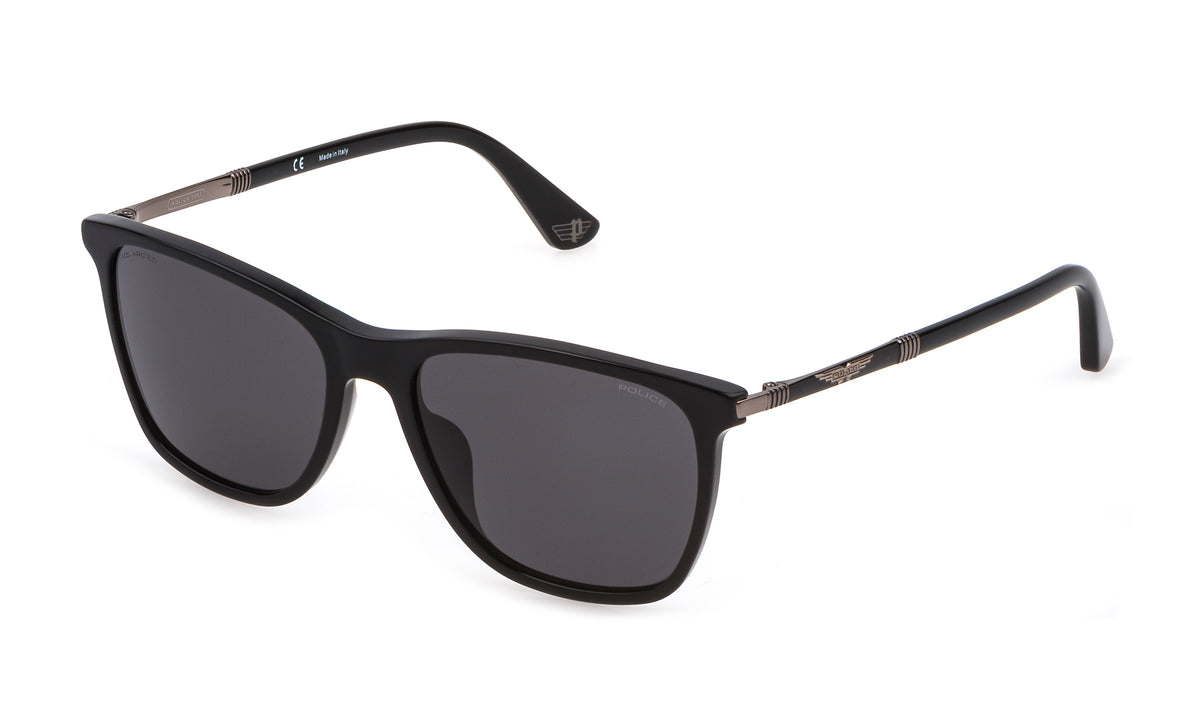 Sunglasses Police Pld45 700P Shiny Black W/ Polarised Lens 5617 145 3P