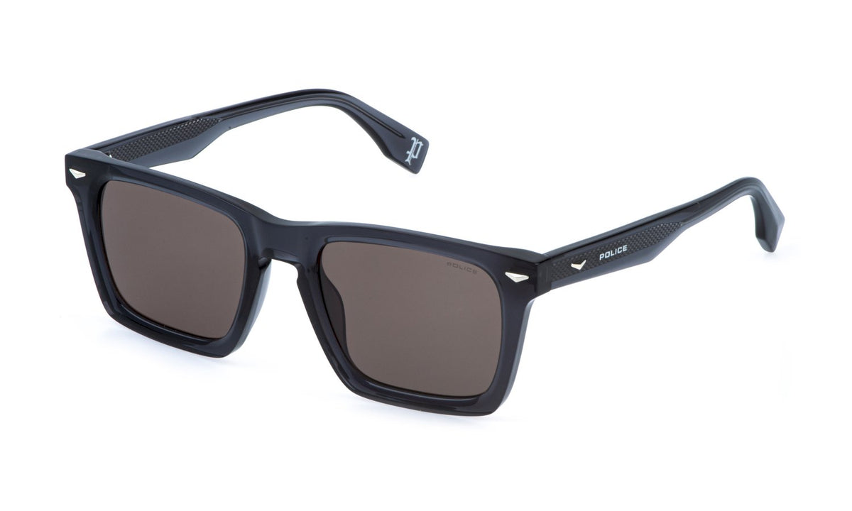 Police SPLR79E 0705 SHINY TRANSPARENT DARK GREY 5321