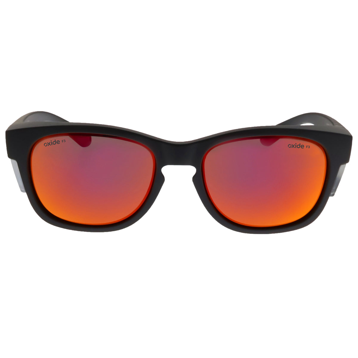 Oxide Storm Matt Black - Red Mirror