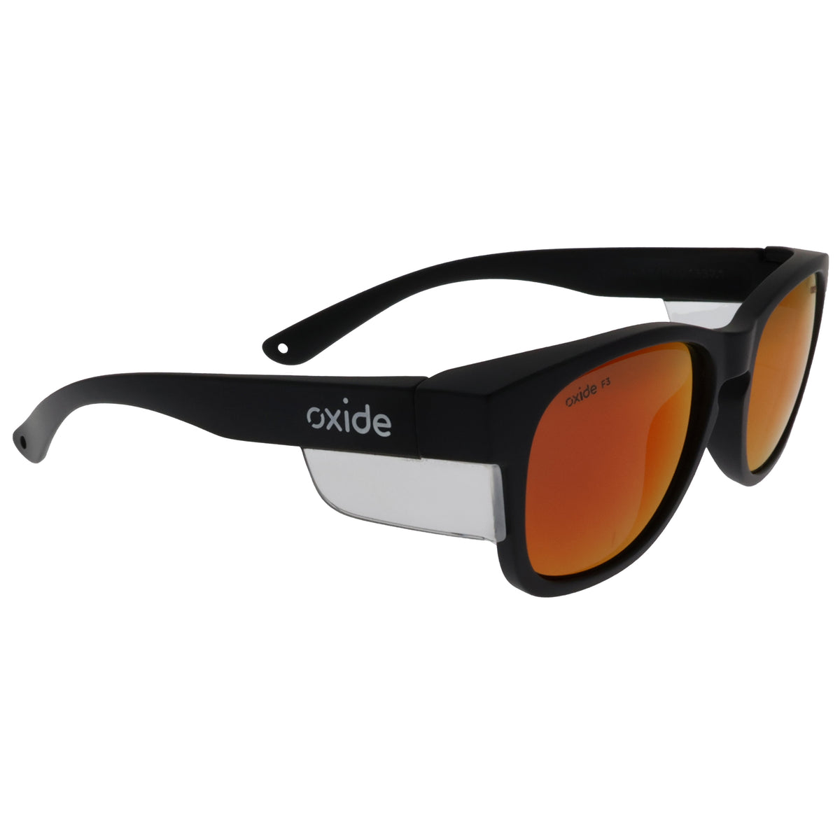 Oxide Storm Matt Black - Red Mirror