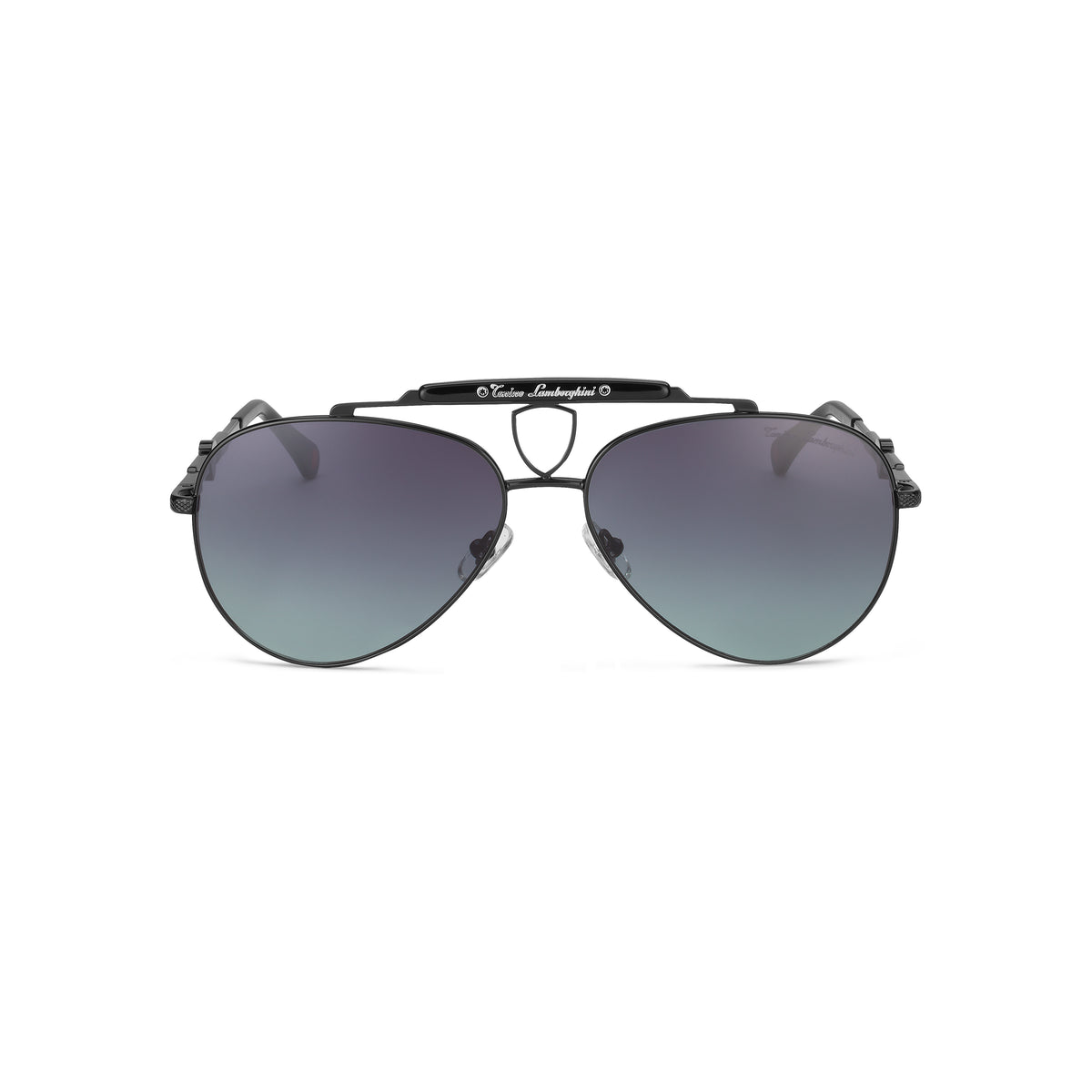 Tonino Lamborghini Black  Stainless Steel, Gradient Lens