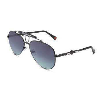 Tonino Lamborghini Black  Stainless Steel, Gradient Lens