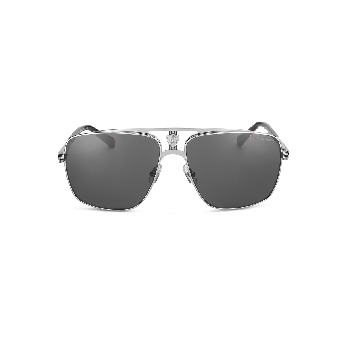 Tonino Lamborghini Silver Stainless Steel Grey Lens