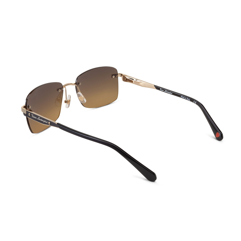 Tonino Lamborghini Rimless Gold Stainless Steel Gradient B