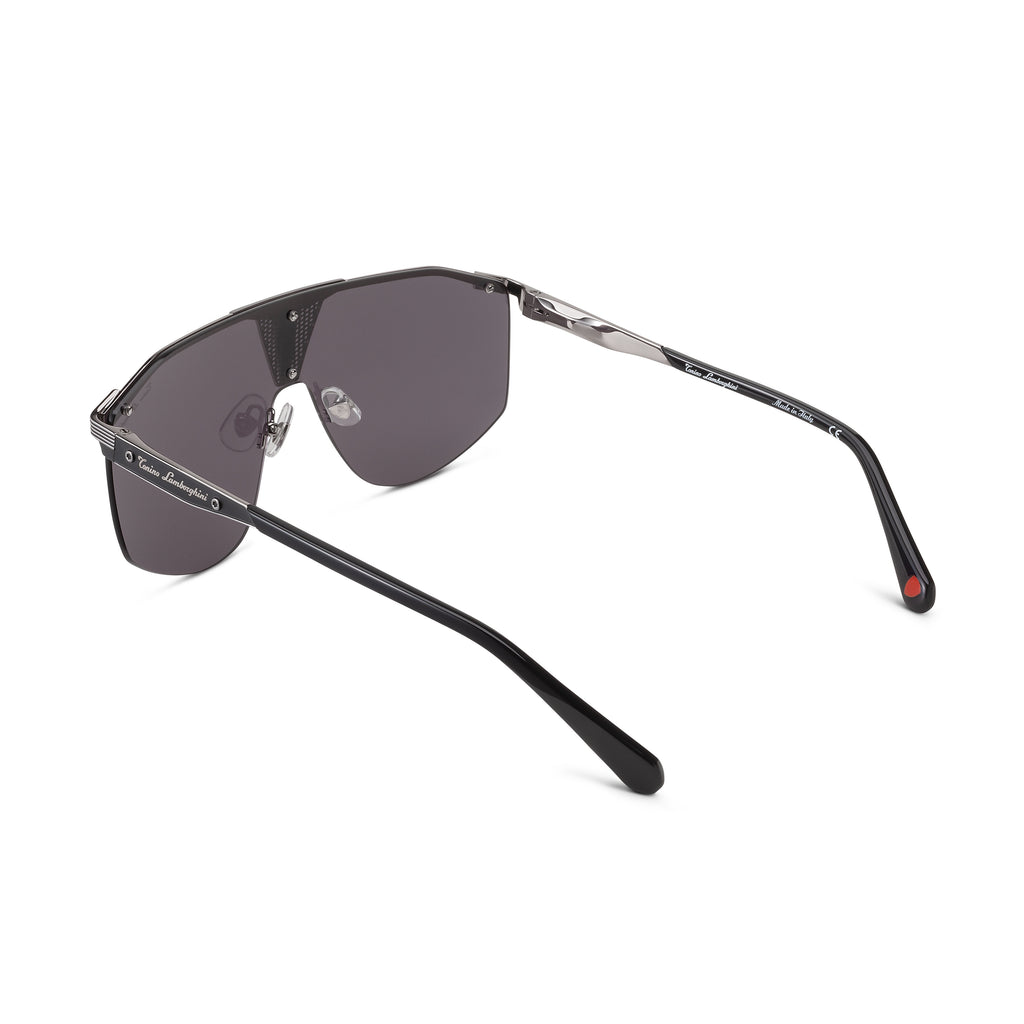 Tonino Lamborghini Gun Stainless  Steel Mask , Grey Lenses