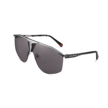 Tonino Lamborghini Gun Stainless  Steel Mask , Grey Lenses