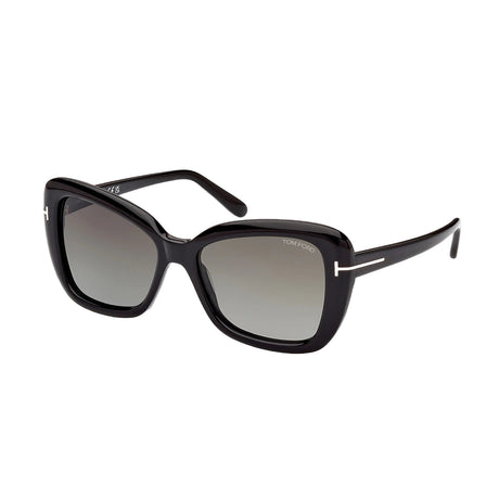 Tom Ford FT1008 Shiny Black / Gradient Smoke - Blue Star Eyewear