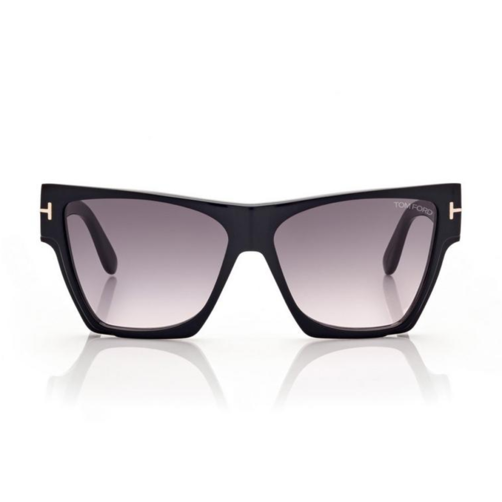 Tom Ford FT0942 Shiny Black / Gradient Smoke - Blue Star Eyewear
