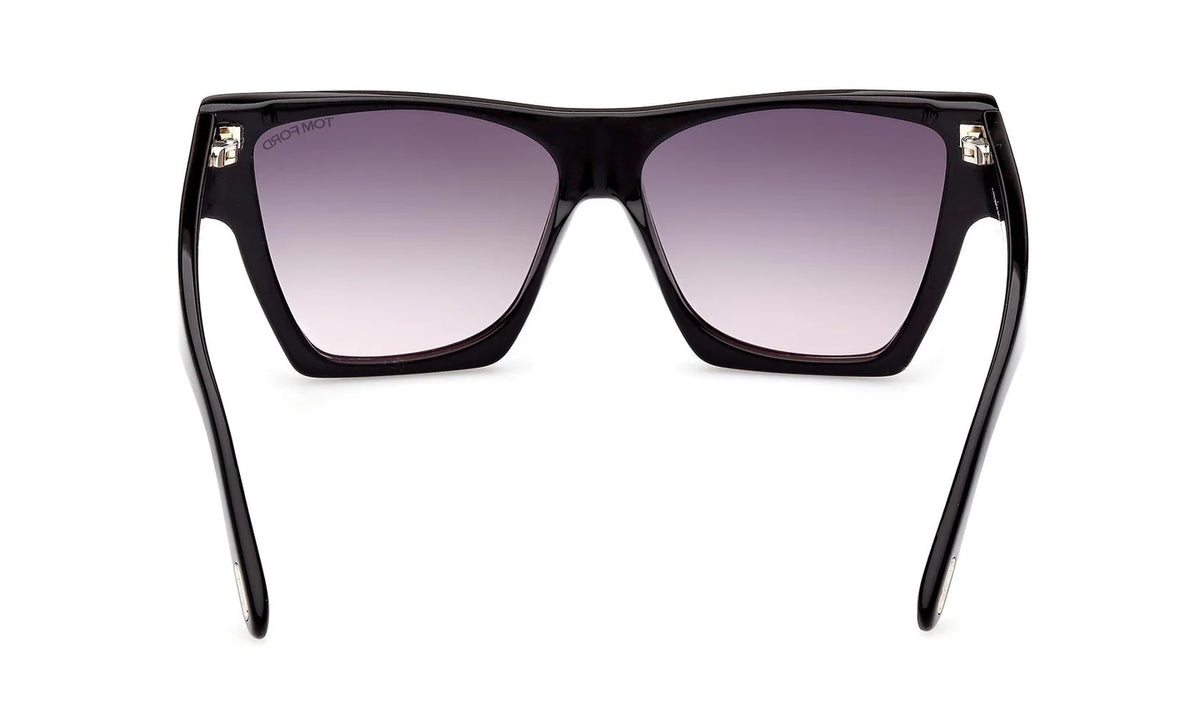 Tom Ford FT0942 Shiny Black / Gradient Smoke - Blue Star Eyewear