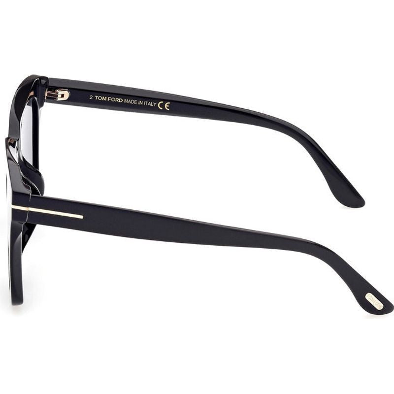 Tom Ford FT0892-K5601A Shiny Black  / Smoke - Blue Star Eyewear