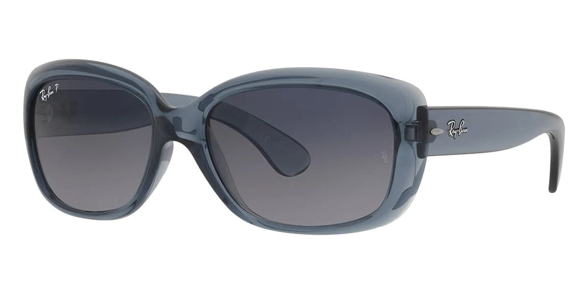 Ray-Ban Jackie Ohh 0RB4101 659278 58 Transparent Blue/ Blue Gradient Polar
