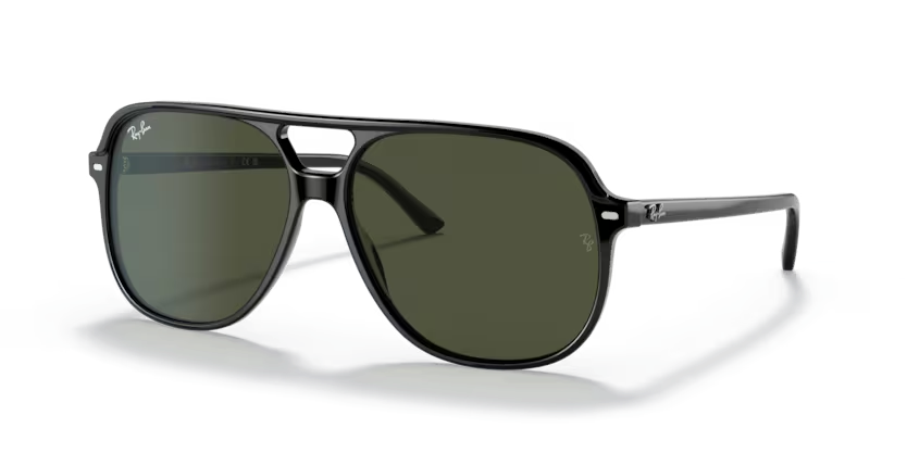 Ray-Ban Bill 0RB2198 901/31 60 Black/ Green Classic G-15