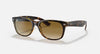 Ray-Ban New Wayfarer 0RB2132 710/51 55 Light Havana/ Light Brown Gradient - Blue Star Eyewear