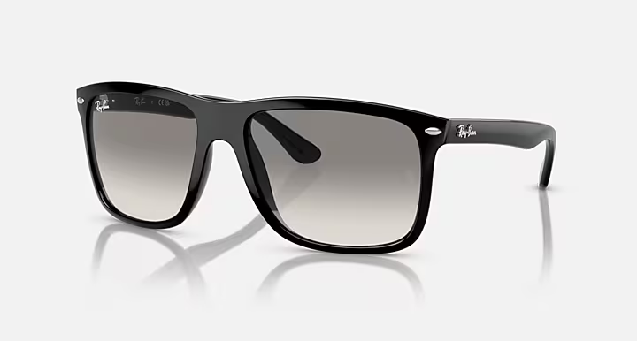 Ray-Ban Boyfriend Two 0RB4547 601/32 60 Black/ Light Grey