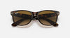 Ray-Ban New Wayfarer 0RB2132 710/51 55 Light Havana/ Light Brown Gradient - Blue Star Eyewear