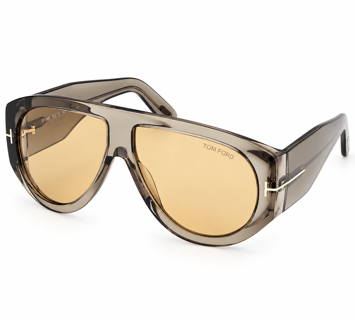 Tom Ford Bronson FT10446093E Shiny Light Green/ Brown