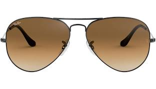Ray-Ban Aviator 0RB3025 004/51 62 Gunmetal/ Light Brown Gradient