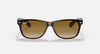 Ray-Ban New Wayfarer 0RB2132 710/51 55 Light Havana/ Light Brown Gradient - Blue Star Eyewear