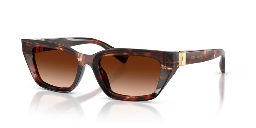 Dolce & Gabbana 0DG453232227453 Dark Red Havana/ Brown Gradient
