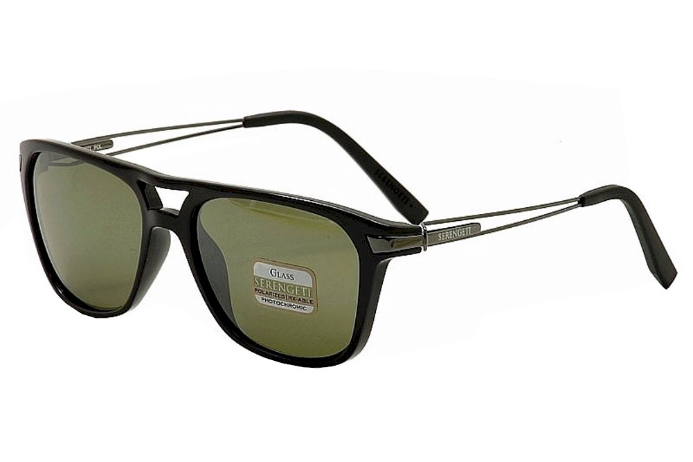 Serengeti Empoli 7762 Shiny Black/ Polarised Photochromic