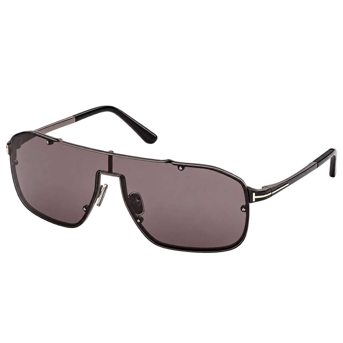 Tom Ford FT14110008A Shiny Gunmetal/ Grey