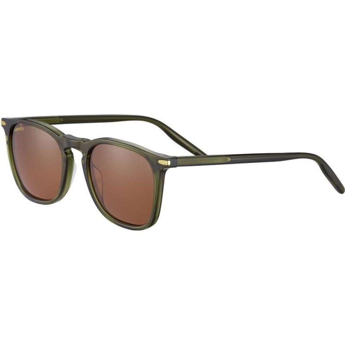 Serengeti Delio Large SS818004 Crystal Khaki / Drivers Brown Photochromic Polarised