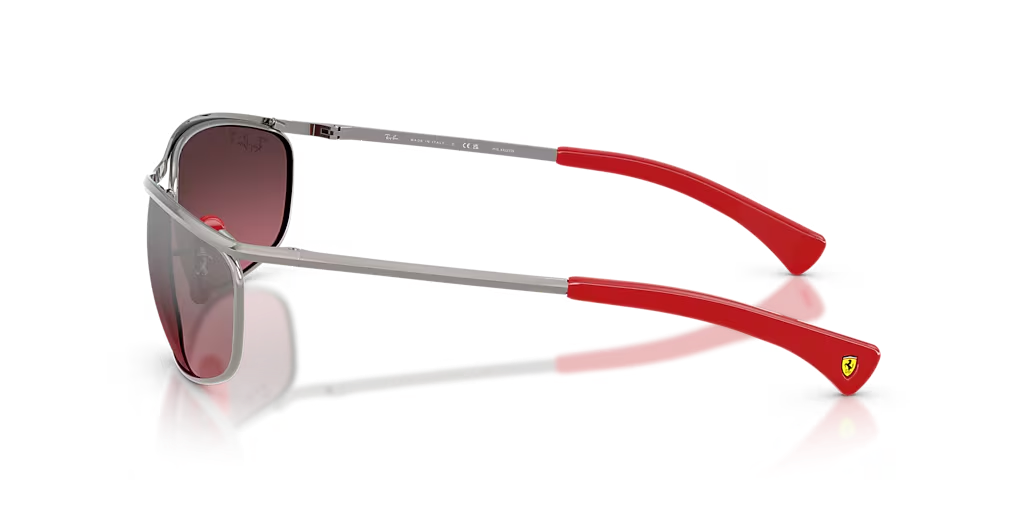 Ray-Ban 0RB3819MF0017A62 Gunmetal/ Violet Polarised+