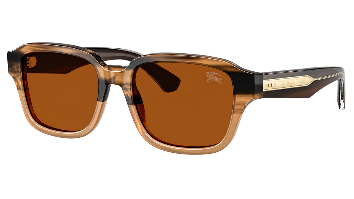 Burberry 0BE4484F42077353 Striped Beige/ Dark Brown