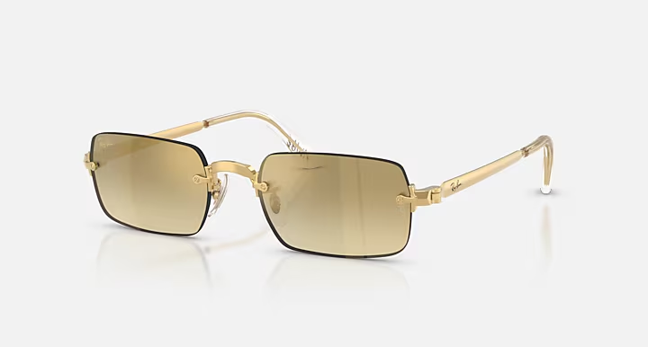 Ray-Ban 0RB39280017I54 Arista Gold/ Brown Mirror Gold Gradient