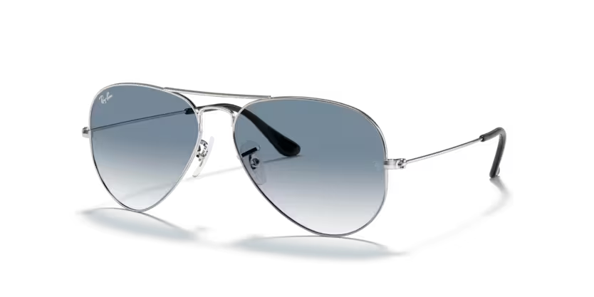 Ray-Ban Aviator 0RB3025 003/3F 62 Silver/ Light Blue Gradient