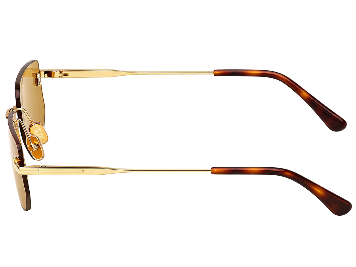 Tom Ford FT13555330E Shiny Deep Gold/ Brown